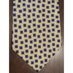 Lauren Ralph Lauren Green Label Gold Blue Red Hand Made 100% Silk Made In Usa